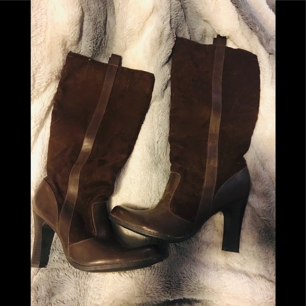 Suede Tall  Boot